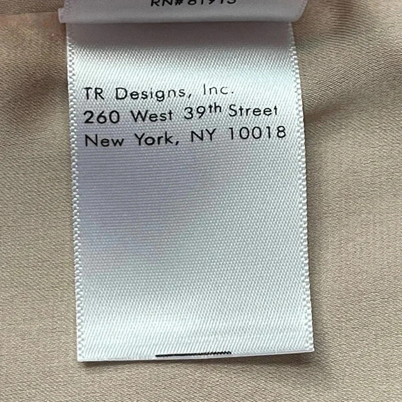 TRACY REESE Anthropologie Blue Sleeveless Silk Chiffon Shift Dress sz S - Picture 9 of 10
